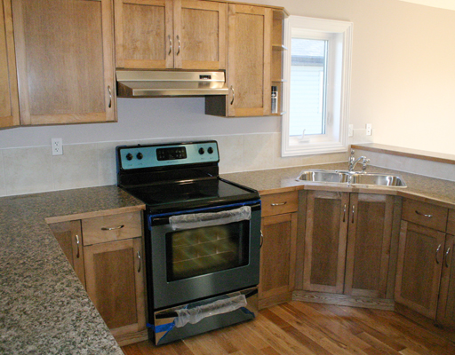 Contemporary Kitchen, Maple Cabinets